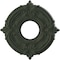 Ekena Millwork Attica PVC Medallion (Canopies up to 4 1/8"), 10"OD x 3 1/2"ID x 3/4"P, Satin Hunt Club Green CMP10ATGHC - alternate 1
